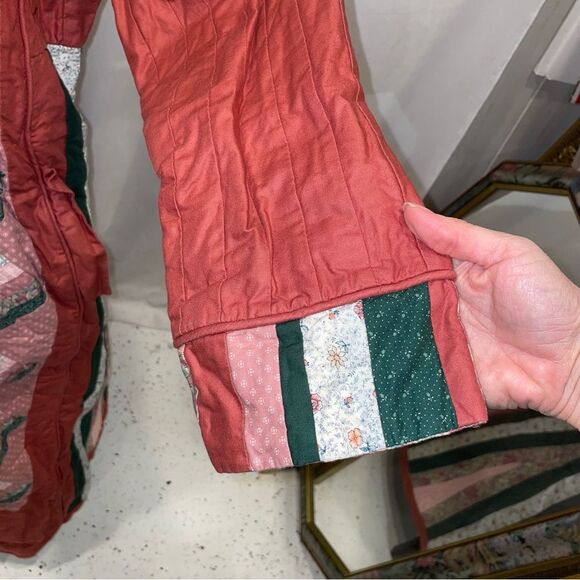 Hand Crafted Multicolor Quilted Robe - Picture 11 of 13